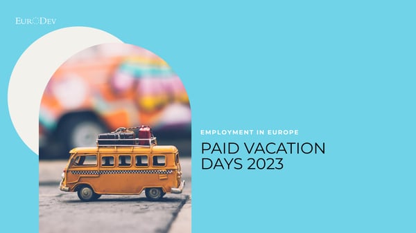 europe paid vacation days 2023