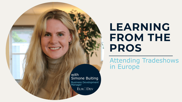 Simone Buiting, Learning from the pros, Tradeshows