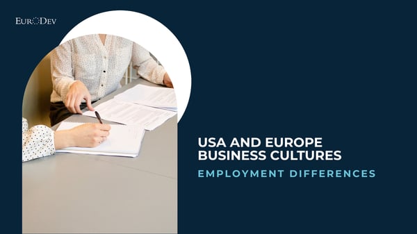 employment differences between us and europe